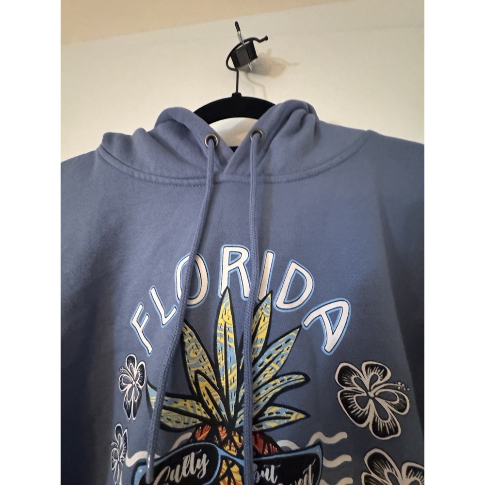 NEW Florida Pineapple Salty & Sweet Lt. Blue Hoodie by Pacific & Co. Sz XL